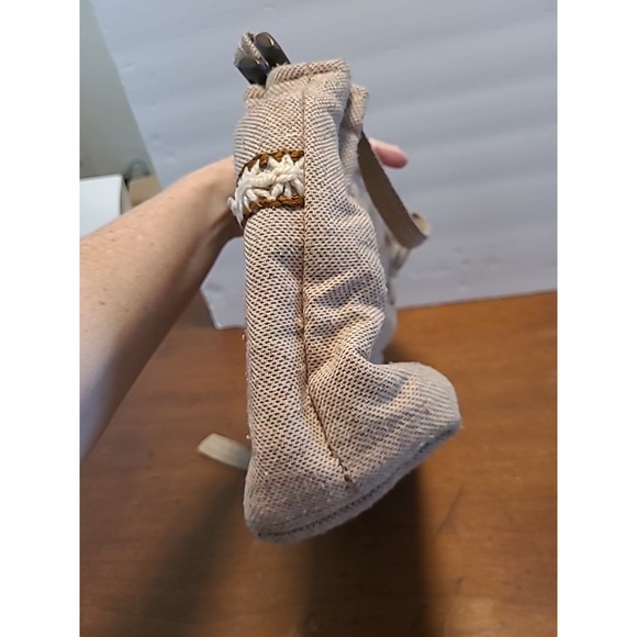 Vintage TOBY WESTON USA Cream Tan‎ CANVAS Bohemian California - Picture 7 of 15